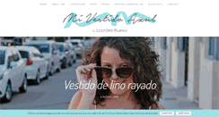 Desktop Screenshot of mivestidoazul.com